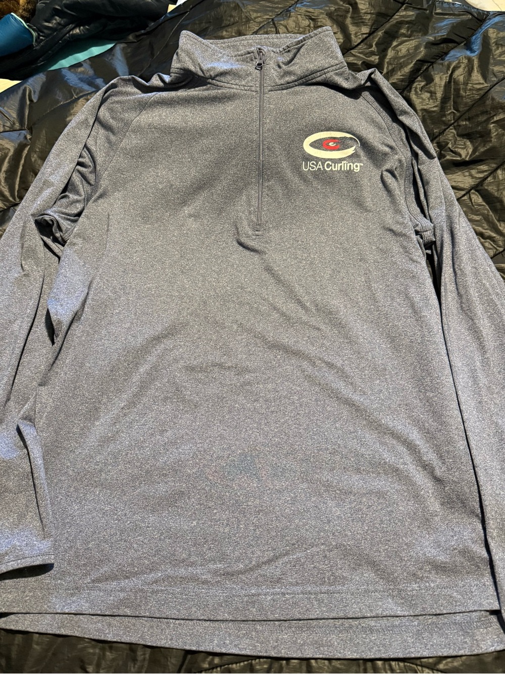 USA Curling Quarter Zip
